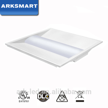 US UL DLC dimmable 24-50w troffer 2x2 2x4 empotrable troffer led retroiluminación luz de techo